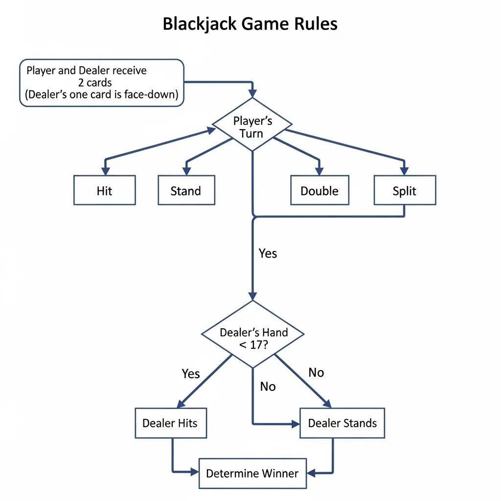 Blackjack 遊戲流程